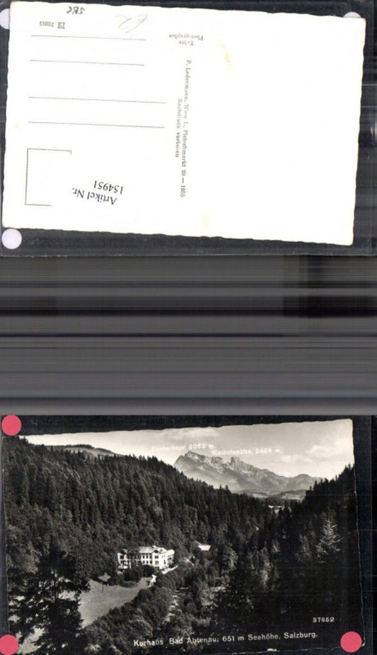 154951,Kurhaus Bad Abtenau Gipfelkarte