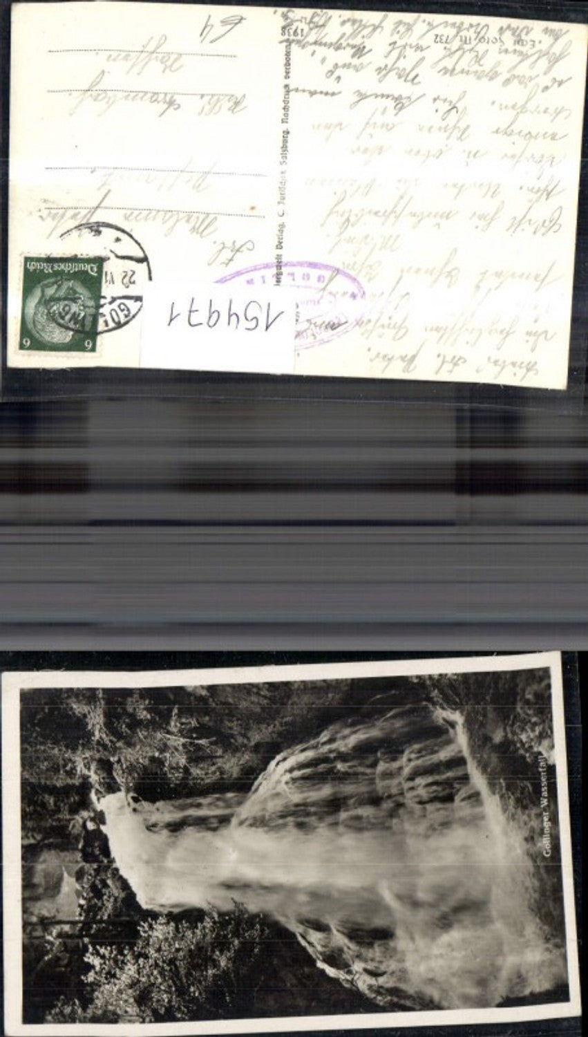 154971,Gollinger Wasserfall Golling a. d. Salzach 1939
