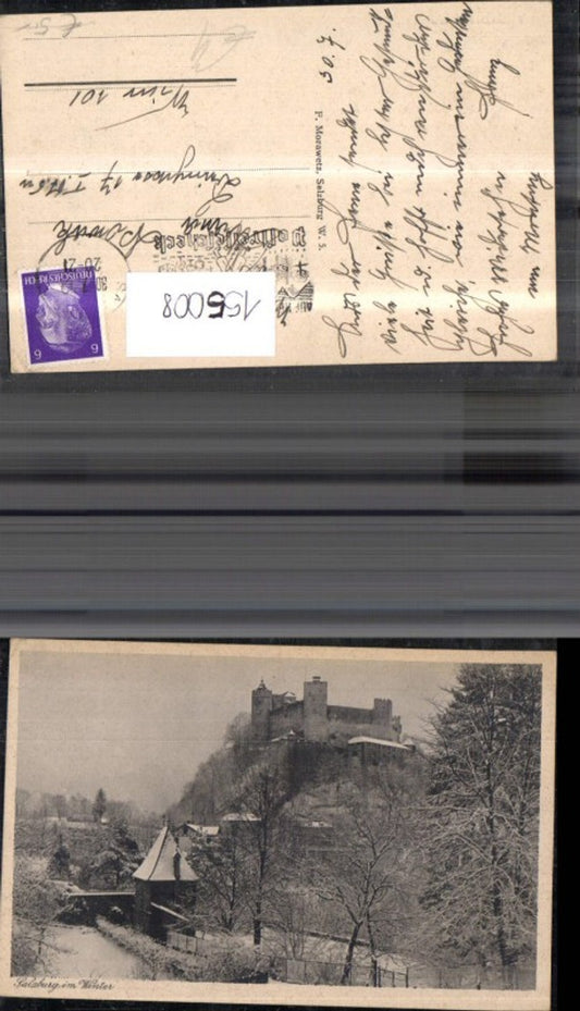 155008,Salzburg Winteransicht 1942