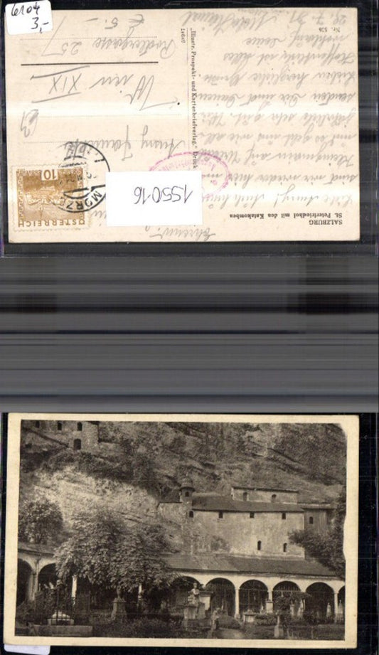 155016,Salzburg St Peterfriedhof m. d. Katakomben 1931