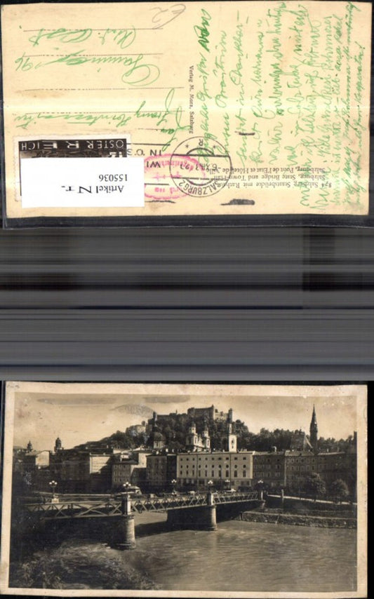 155036, Salzburg State Bridge Town Hall 1937