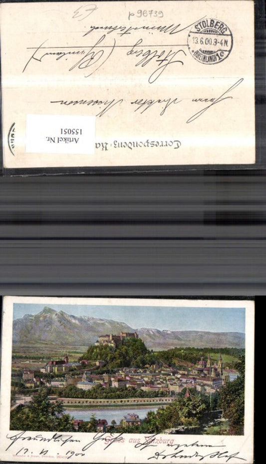 155051, Salzburg view 1900