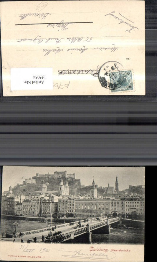155054,Salzburg Staatsbrücke 1901