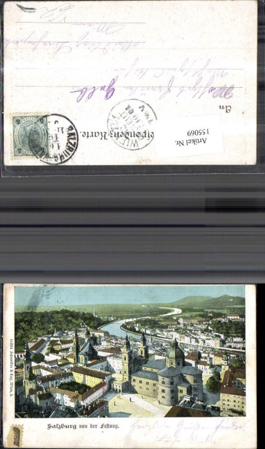 155069,Salzburg v. d. Festung 1901 pub Schneider Luz