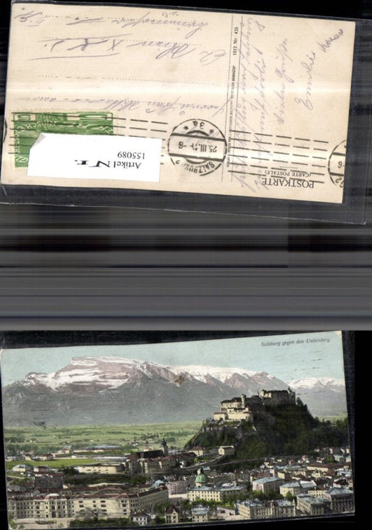 155089,Salzburg geg. d. Untersberg 1914