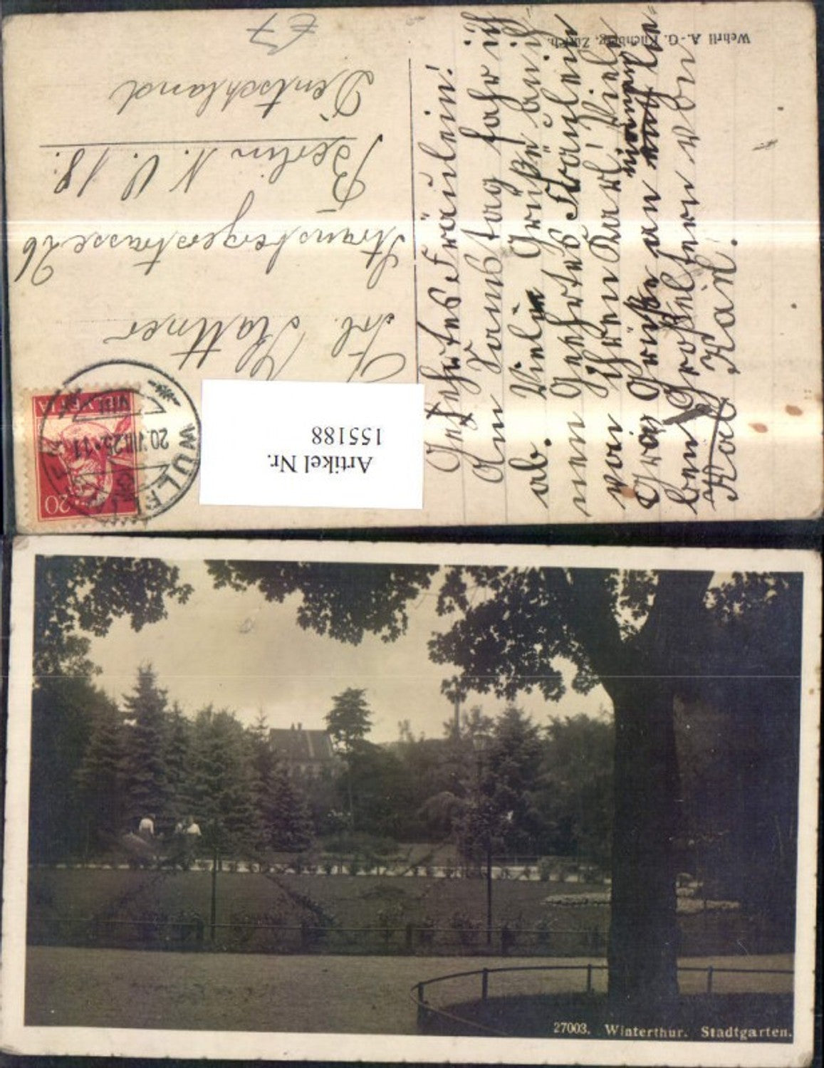 Alte Ansichtskarte – Old Postcard