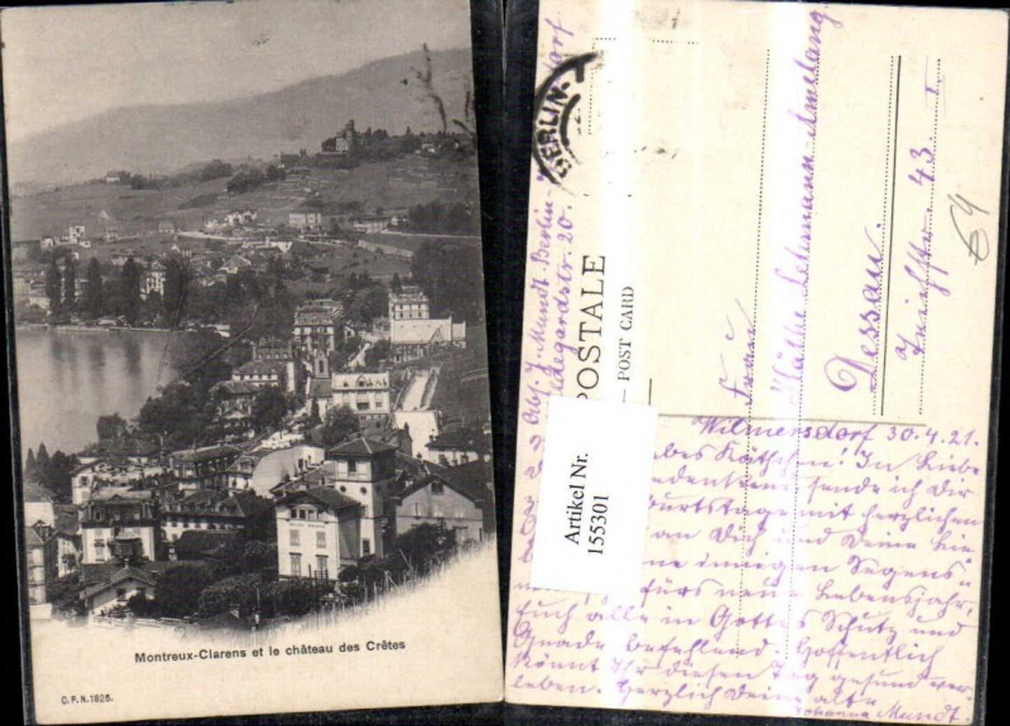 Alte Ansichtskarte – Old Postcard