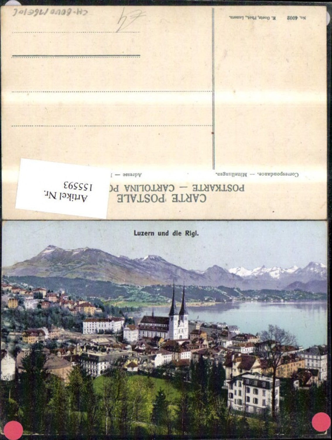 Alte Ansichtskarte – Old Postcard