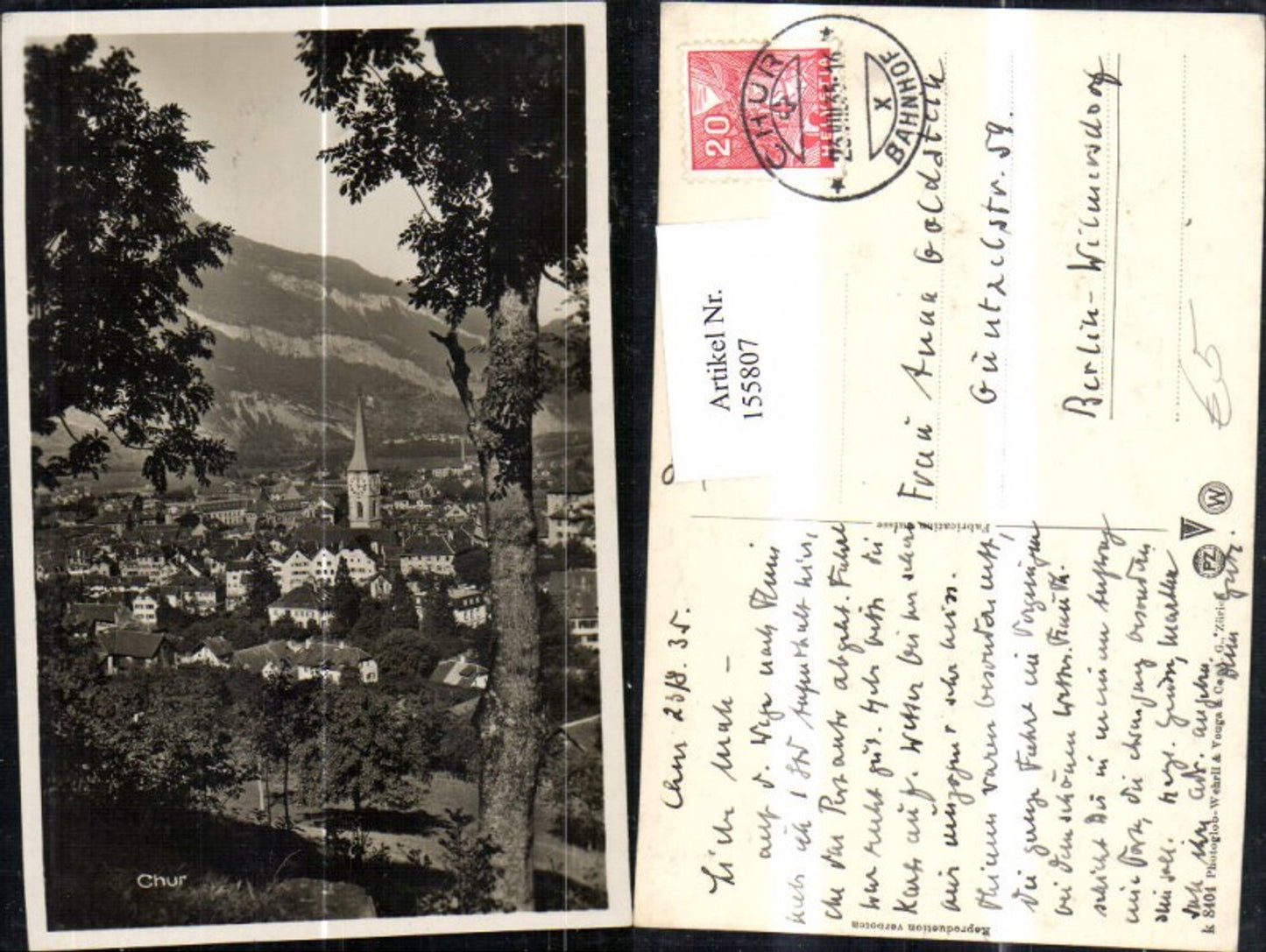 Alte Ansichtskarte – Old Postcard