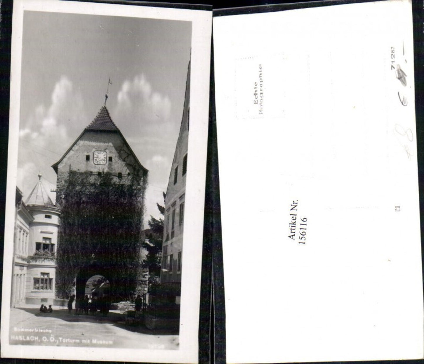 156116, Haslach Gate Tower with Museum People