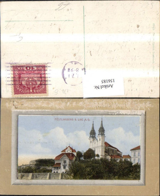 156185,Linz Pöstlingberg Passepartoutkarte