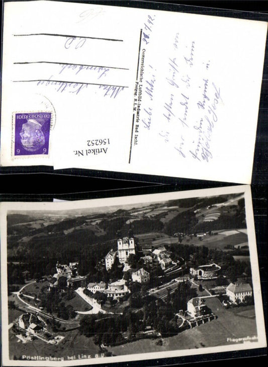 156252,Linz Pöstlingberg Fliegeraufnahme 1942