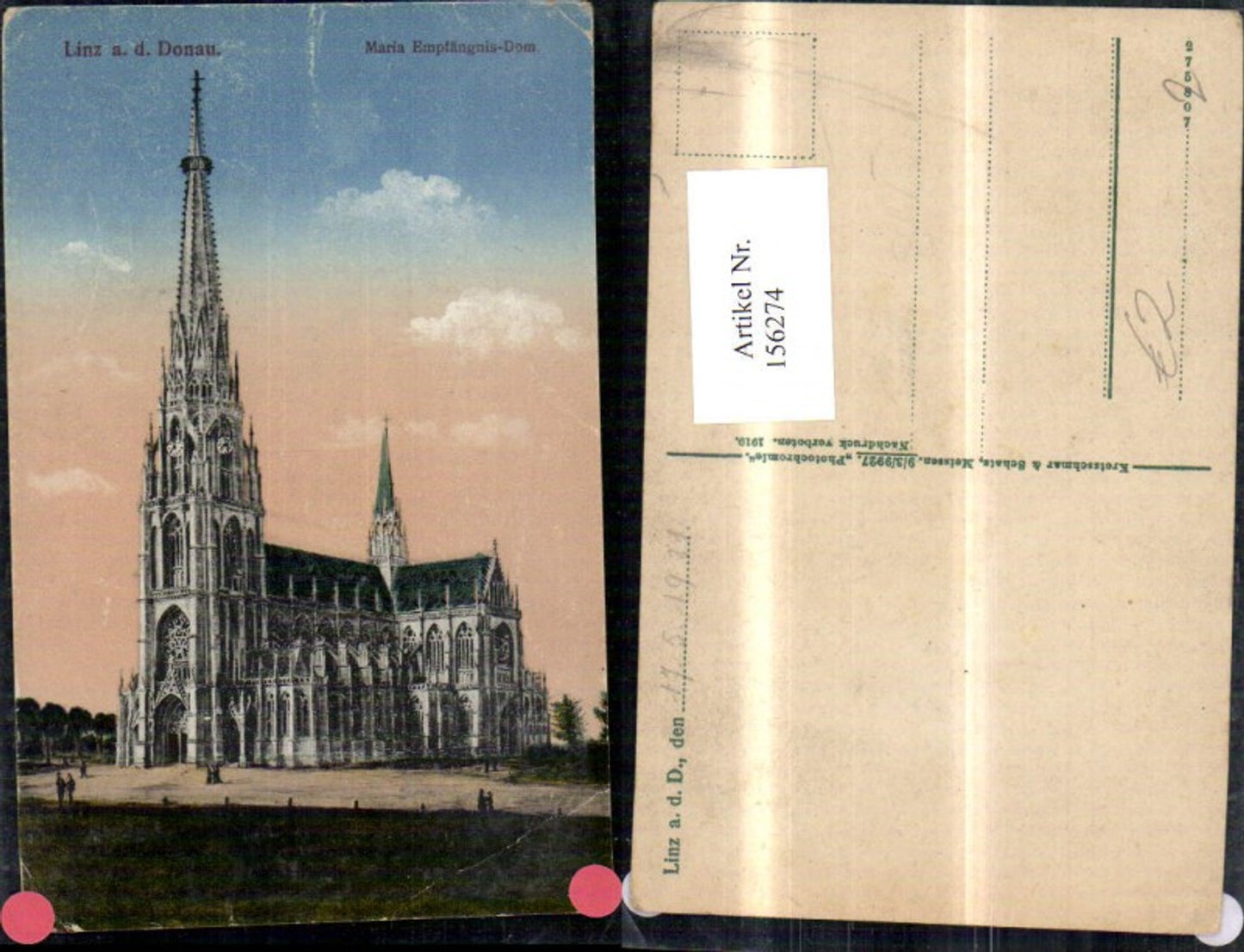 156274,Linz Maria Empfängnis Dom 1921
