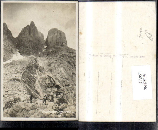 156347,Gosau Bischofsmütze Ansicht Bergsteiger