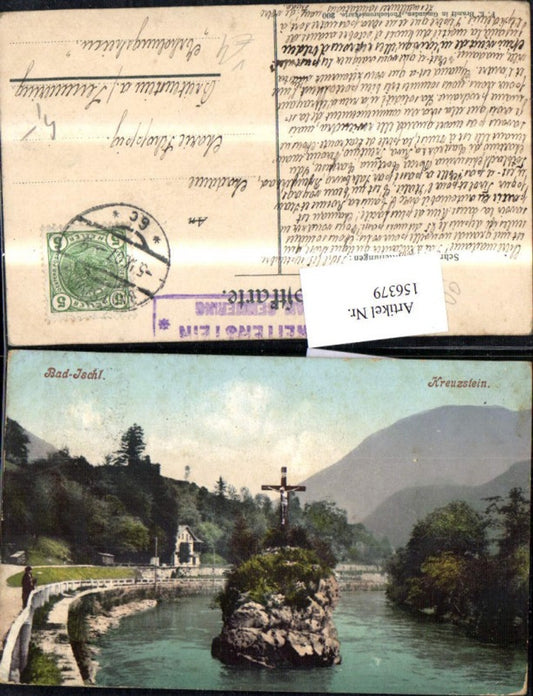 156379,Bad Ischl Kreuzstein 1907 pub F E Brandt 200