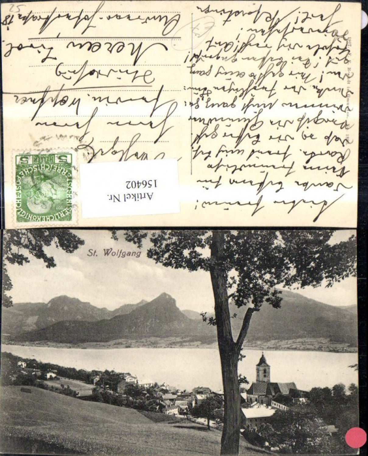 156402,St Wolfgang Ansicht m. Baum