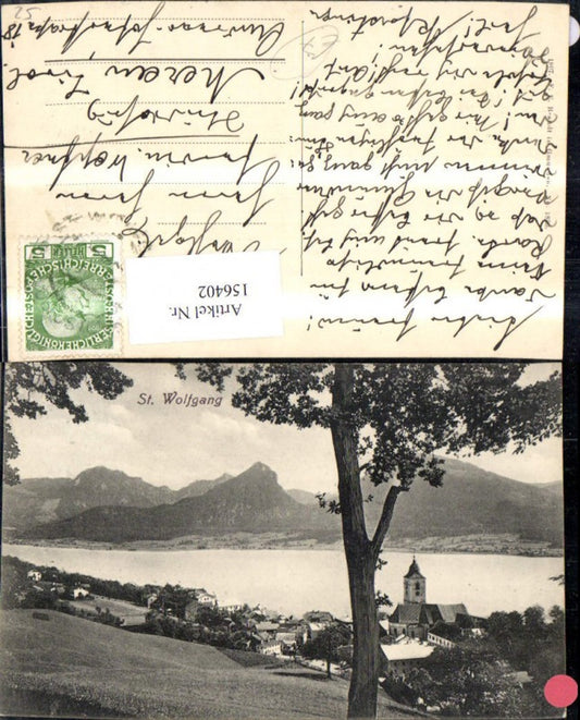 156402,St Wolfgang Ansicht m. Baum