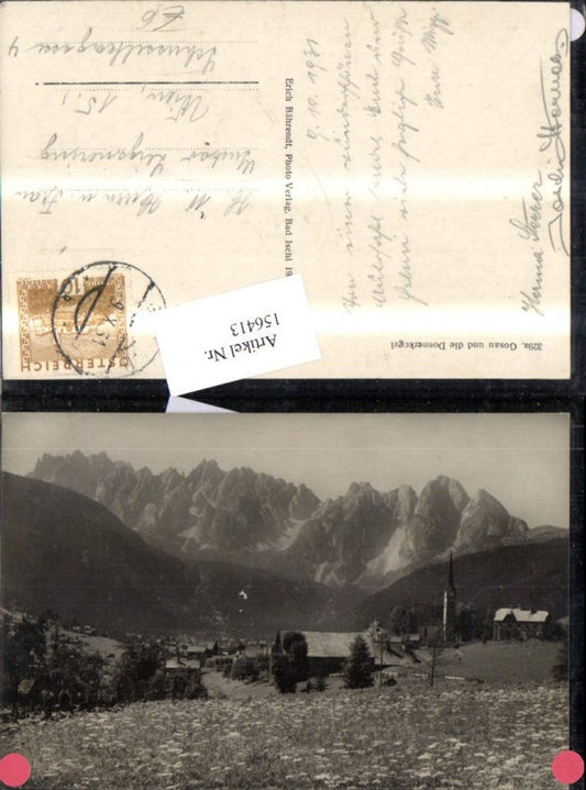 156413,Gosau u. d. Donnerkogel 1931