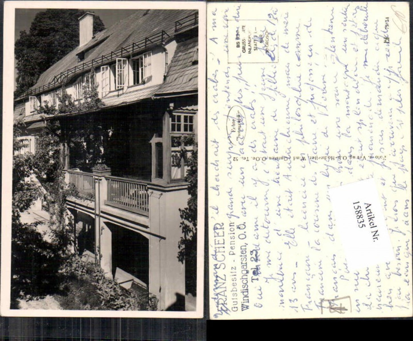 158835,Pension Scheer in Windischgarsten Fotokarte