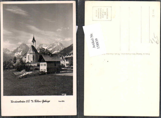 158839,Vorderstoder m. Toten Gebirge pub Foto Oth 2049