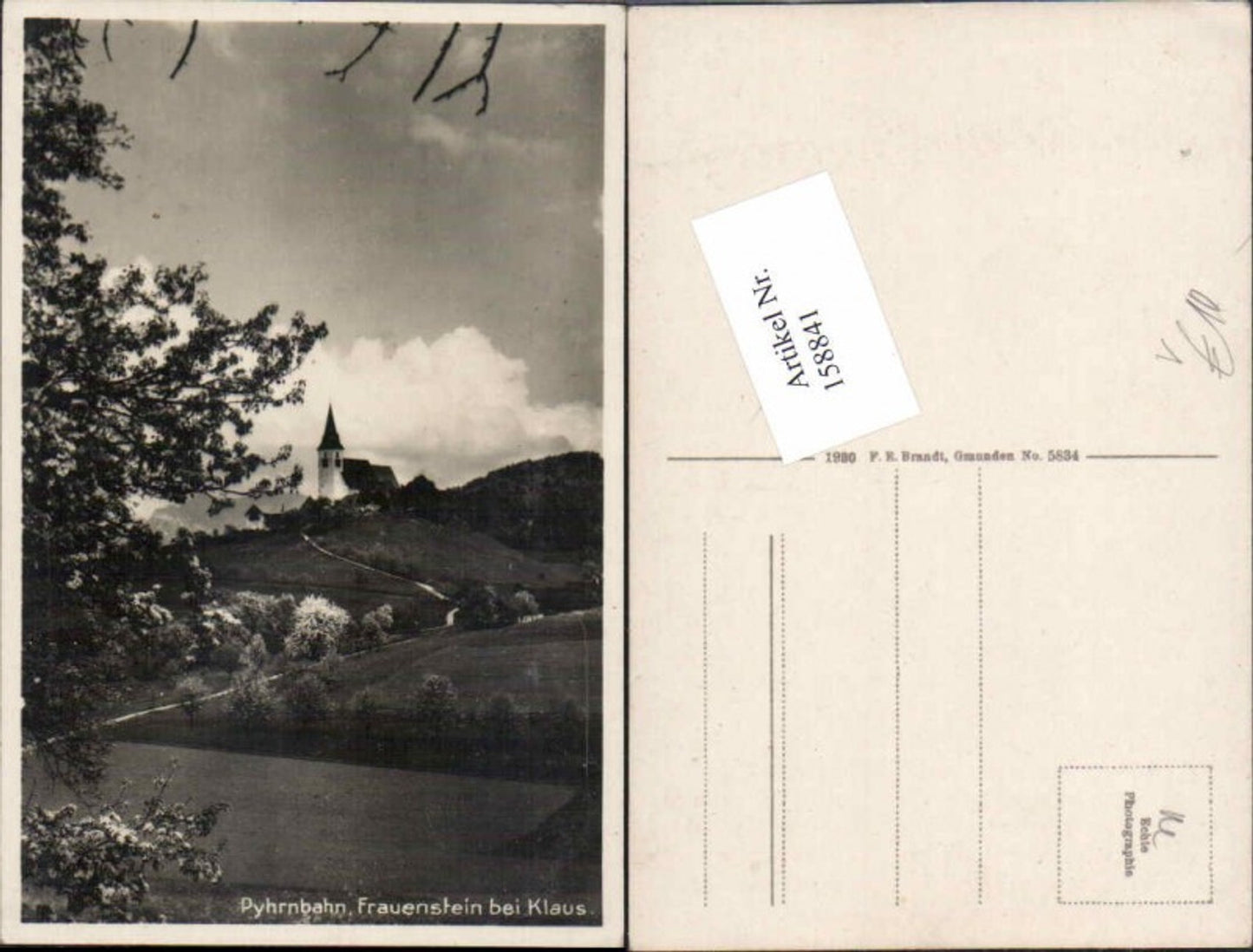 158841,Pyhrnbahn Frauenstein bei Klaus pub Brandt 5834