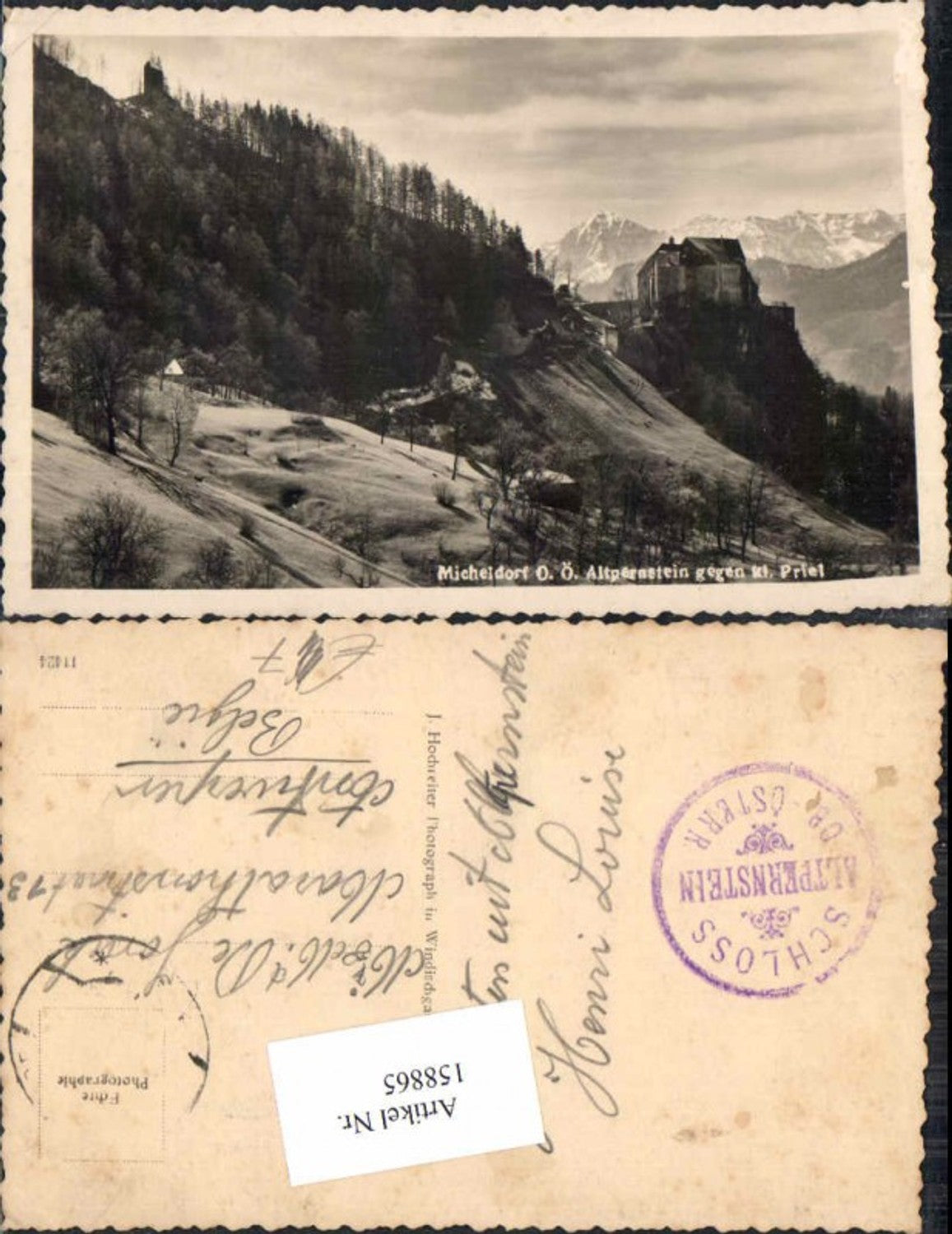 158865,Micheldorf Altpernstein Alt Pernstein Kirchdorf