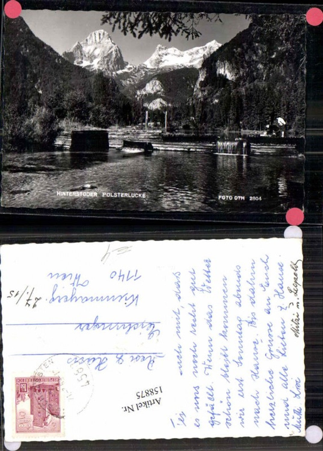 158875,Hinterstoder Partie Polsterlucke pub Foto Oth 2804