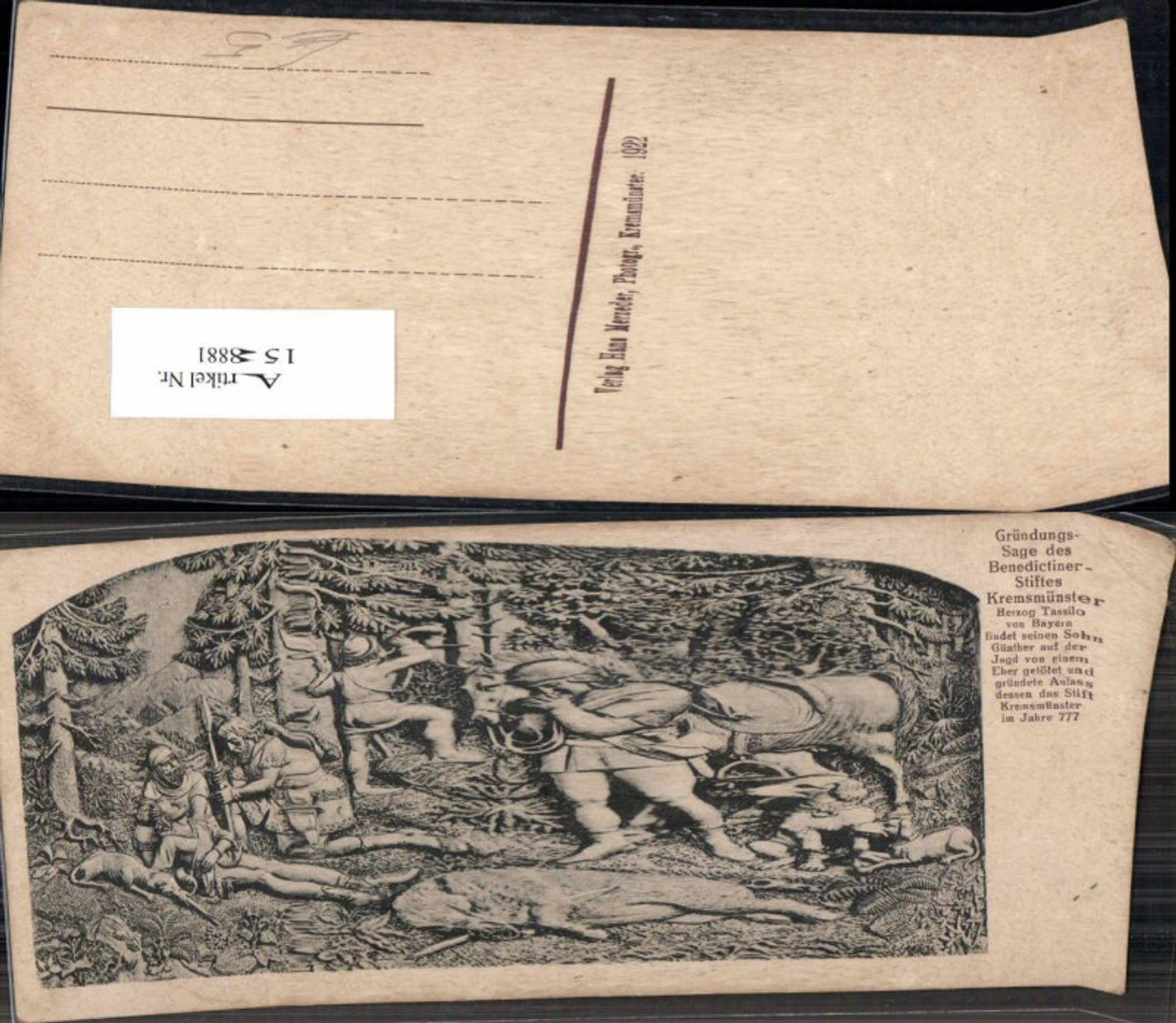 158881,Kremsmünster Gründungs Sage