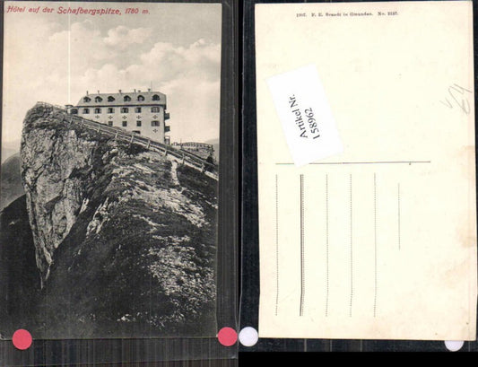 158962,Hotel auf dem Schafberg Schafbergspitze St Wolfgang Brandt 2137
