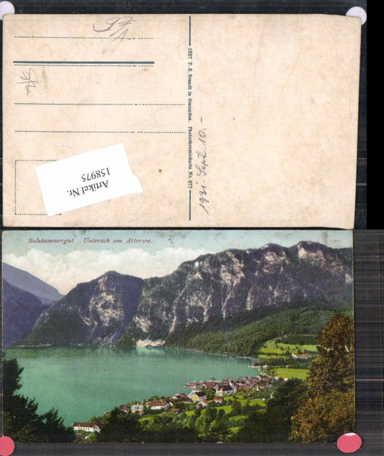 158975, Salzkammergut Unterach am Attersee Brandt 877