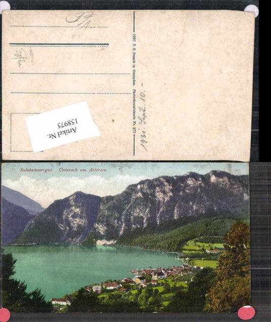 158975,Salzkammergut Unterach am Attersee Brandt 877