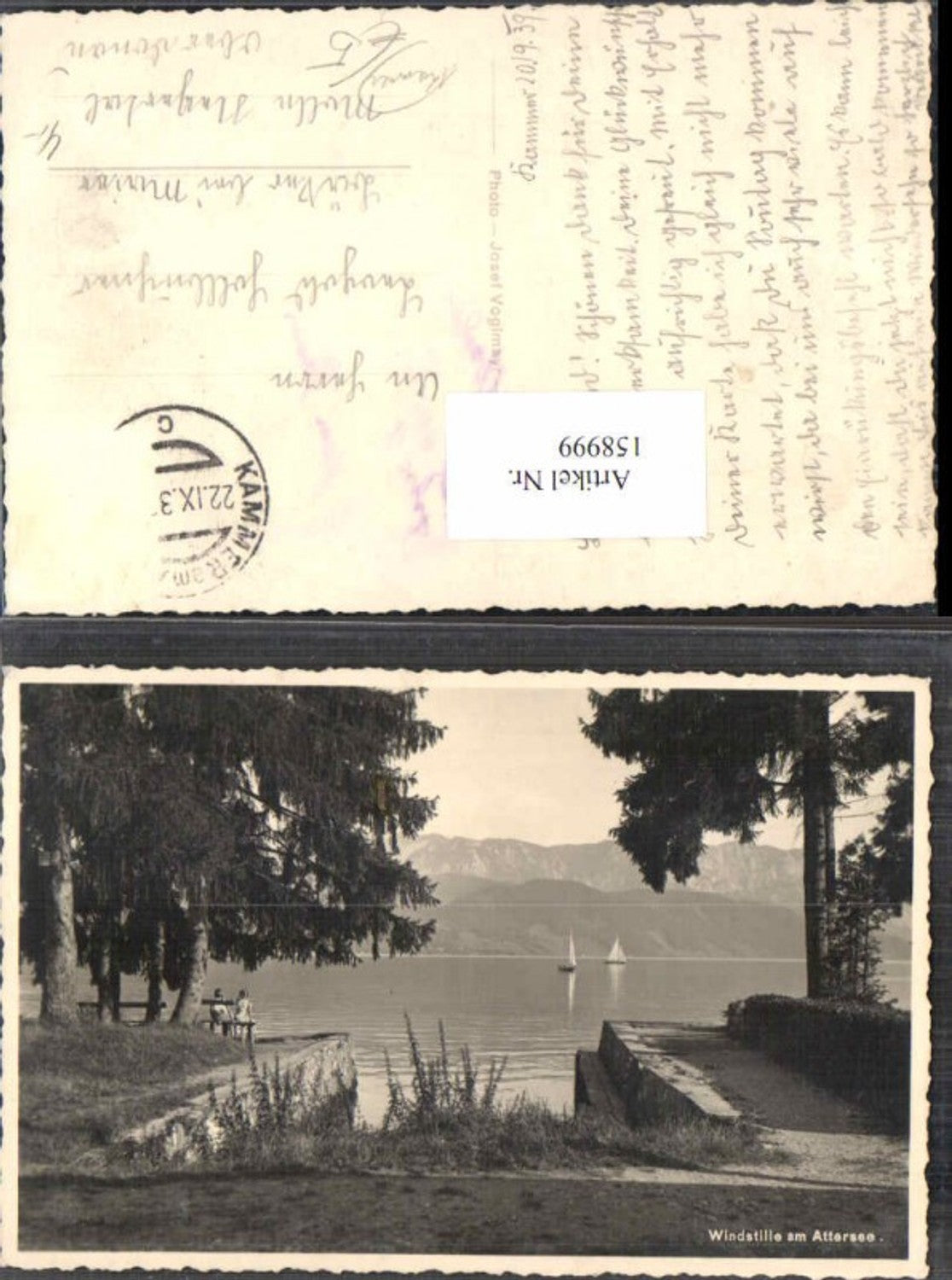 158999,Windstille am Attersee Ufer Kammer Seewalchen