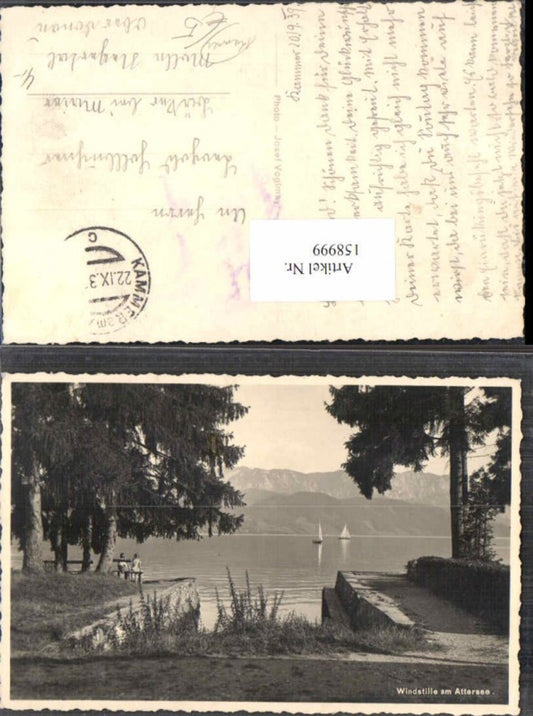 158999,Windstille am Attersee Ufer Kammer Seewalchen