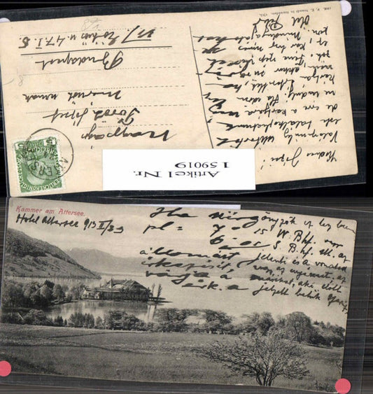 159019,Kammer am Attersee Seewalchen 1906 Brandt 1705