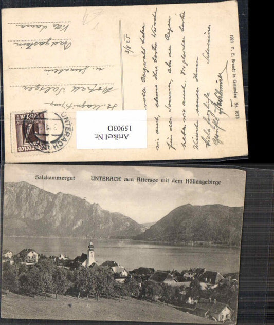159030,Salzkammergut Unterach am Attersee Brandt 1673
