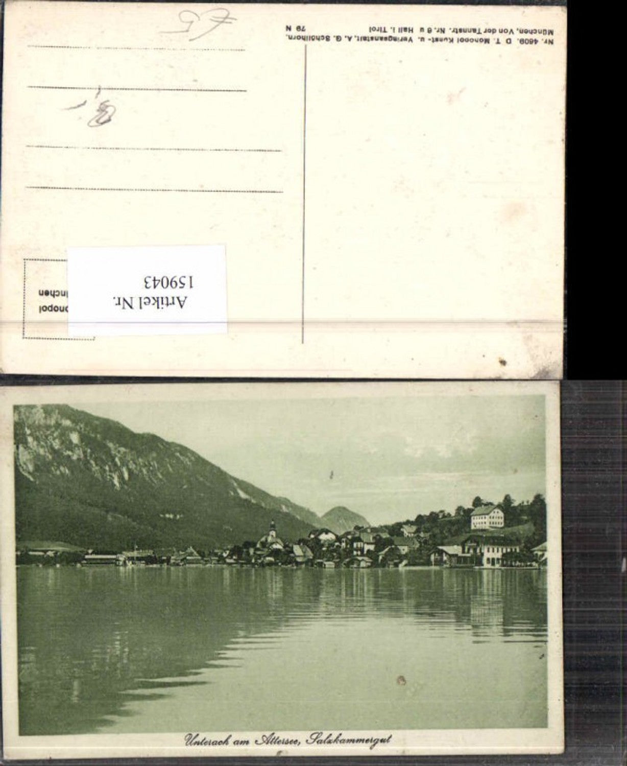 159043,Unterach am Attersee 1920
