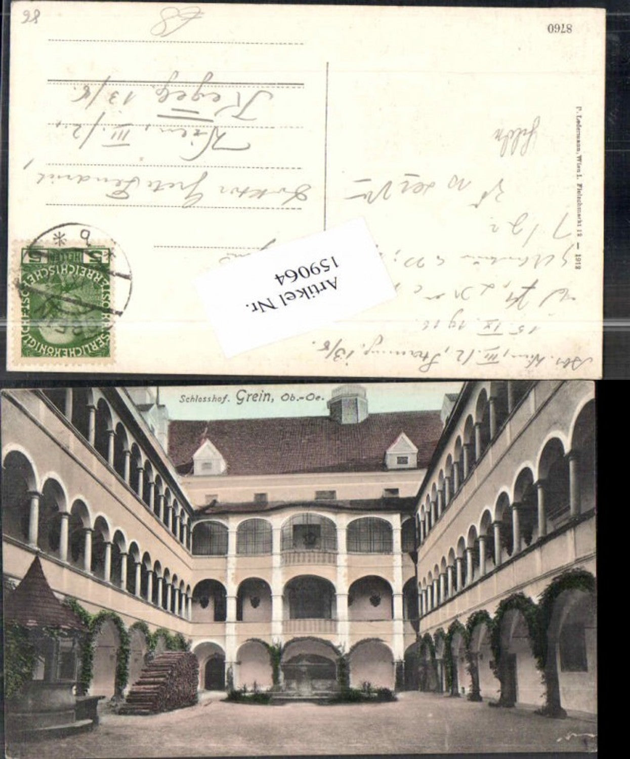 159064,Schlosshof Grein a.d. Donau 1912