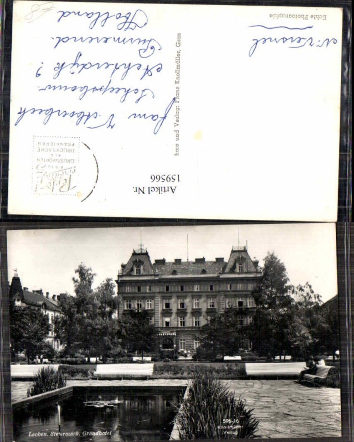 Alte Ansichtskarte – Old Postcard