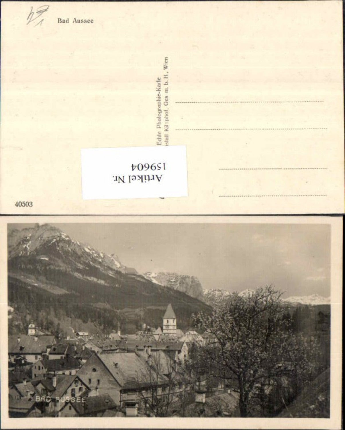 Alte Ansichtskarte – Old Postcard
