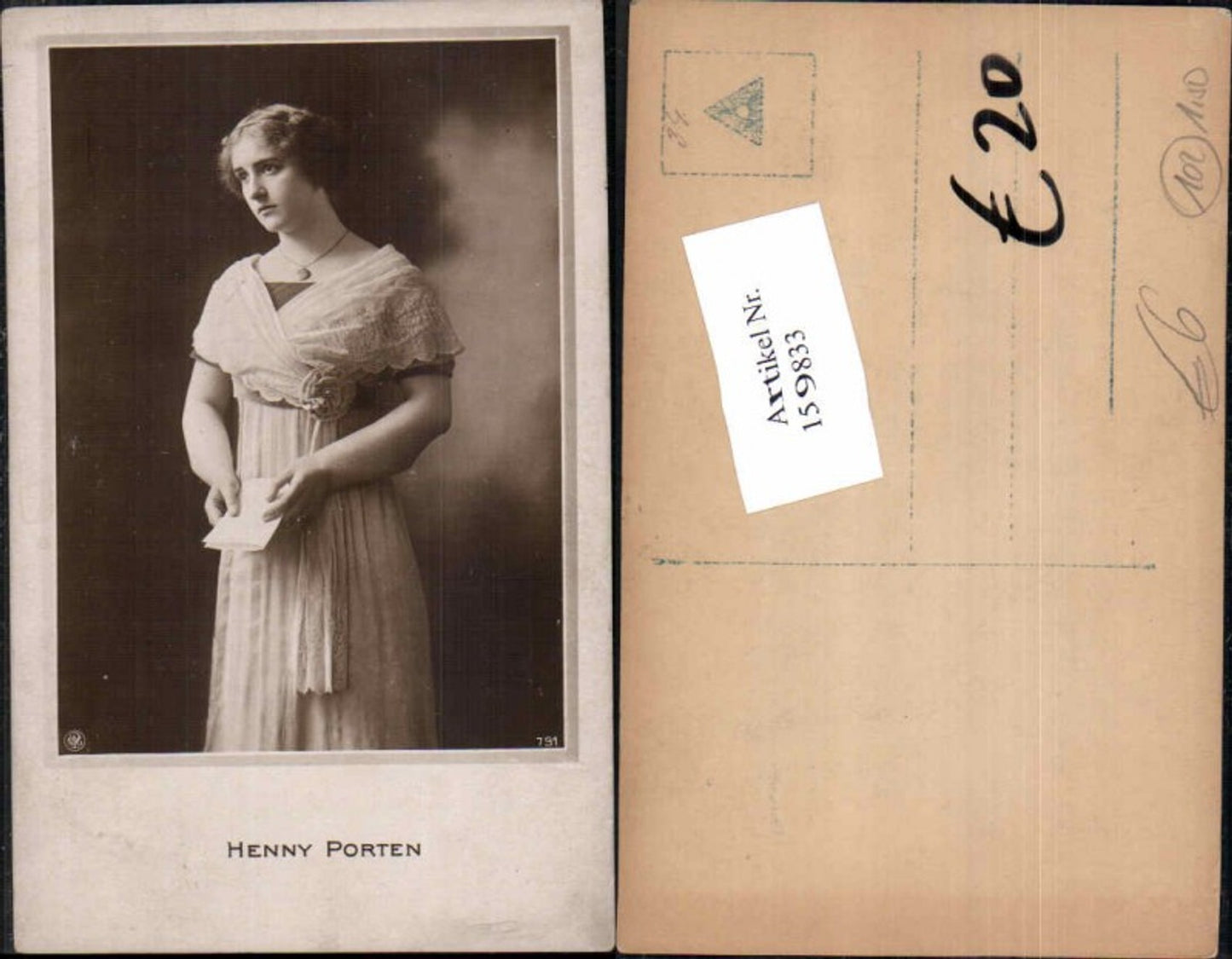 159833,Henny Porten pub NPG 791