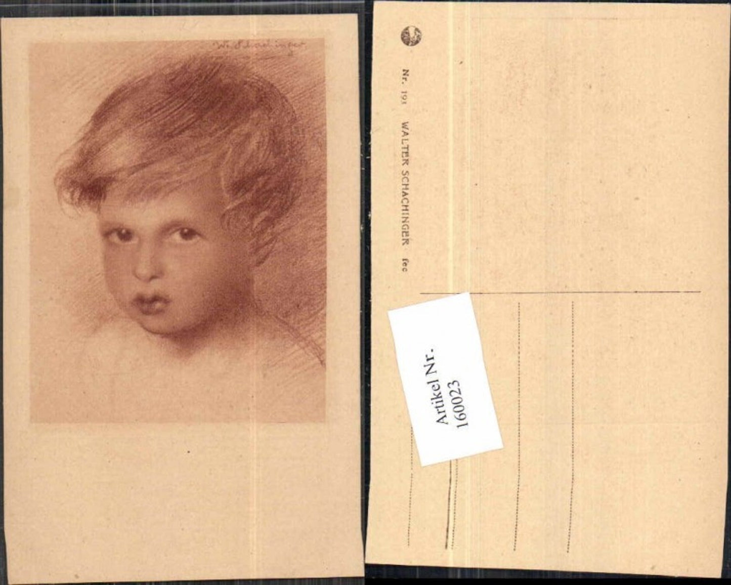 160023, Walter Schachinger 193 Child Children Portrait