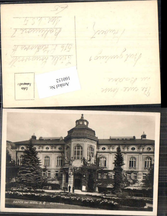 160152,Baden bei Wien Kurhaus