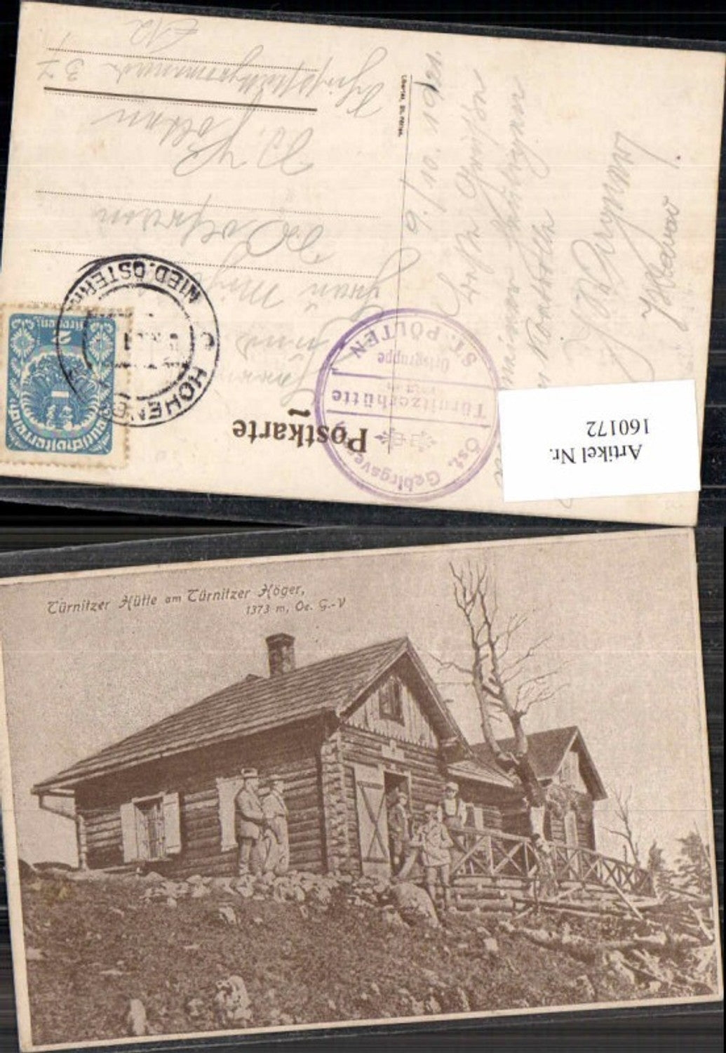 160172,Türnitz Türnitzer Höger Hütte Türnitzerhütte