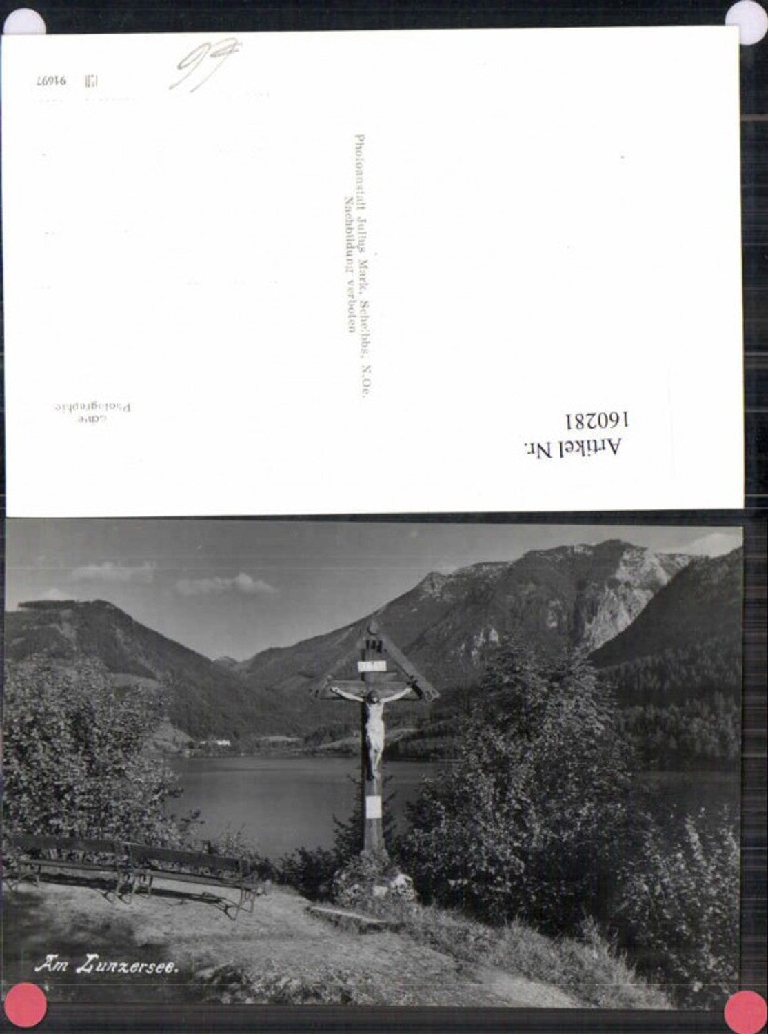 160281,FotoAK Lunzersee Lunz am See Kreuz 1940