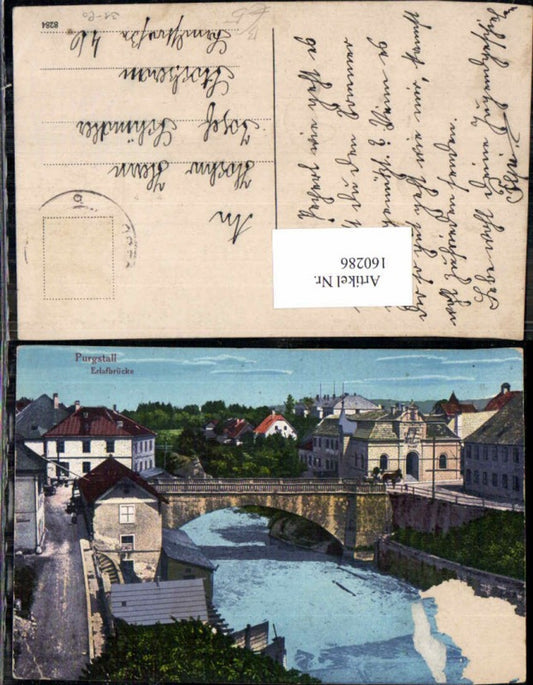 160286,Purgstall a.d. Erlauf Erlafbrücke beschädigt