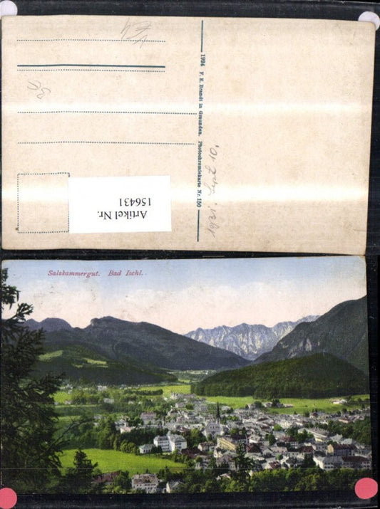 156431,Bad Ischl Salzkammergut 1931 pub F E Brandt 150