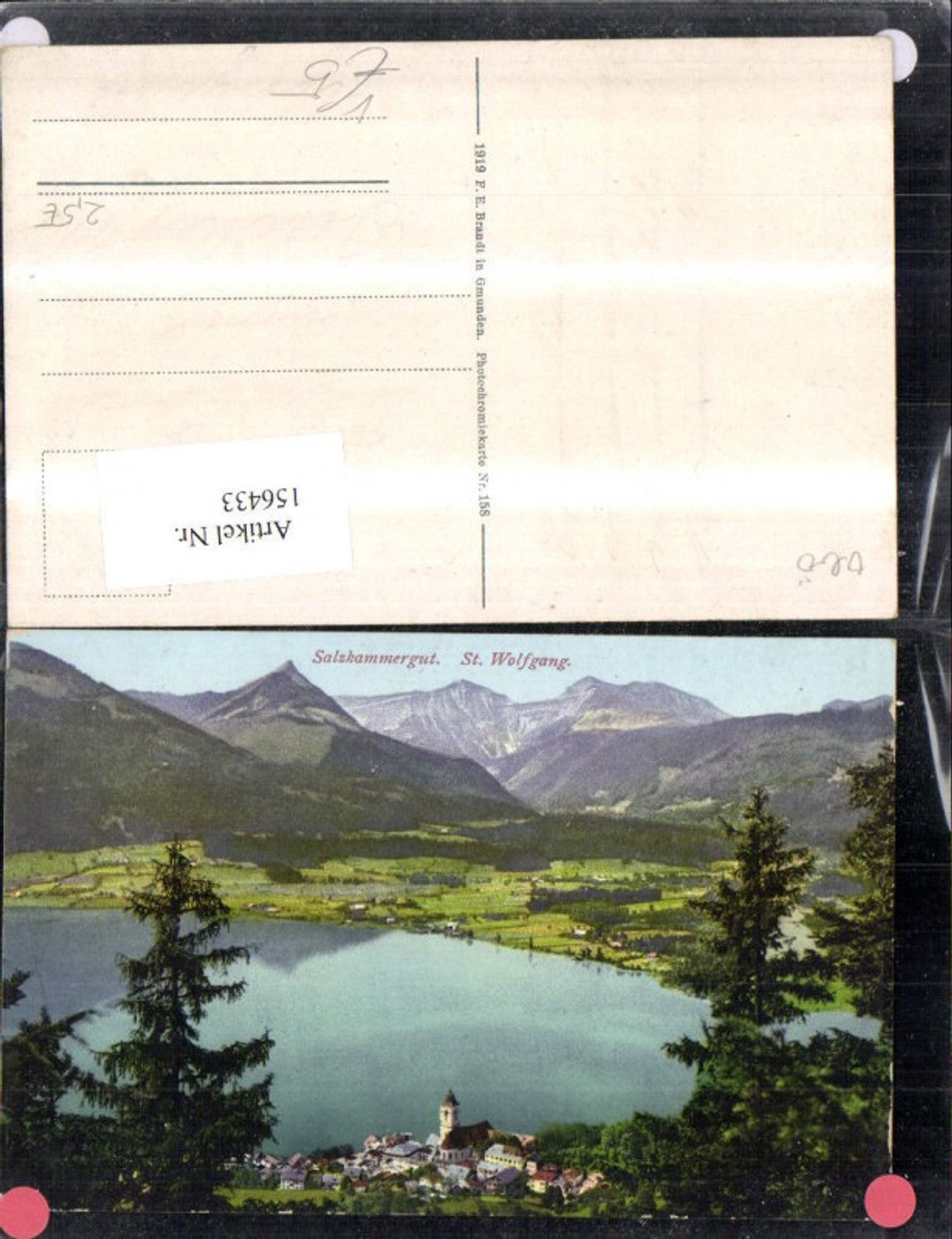 156433,St Wolfgang Wolfgangsee Salzkammergut pub F E Brandt 158