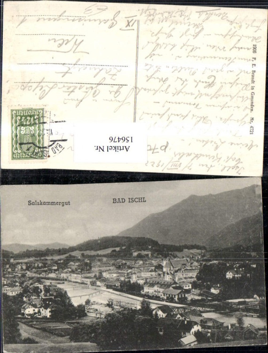 156476,Bad Ischl Salzkammergut 1922