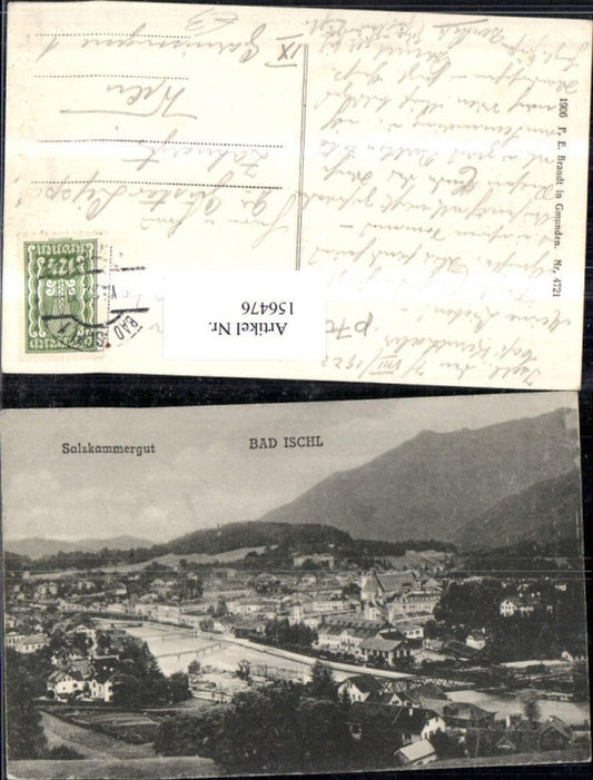 156476,Bad Ischl Salzkammergut 1922