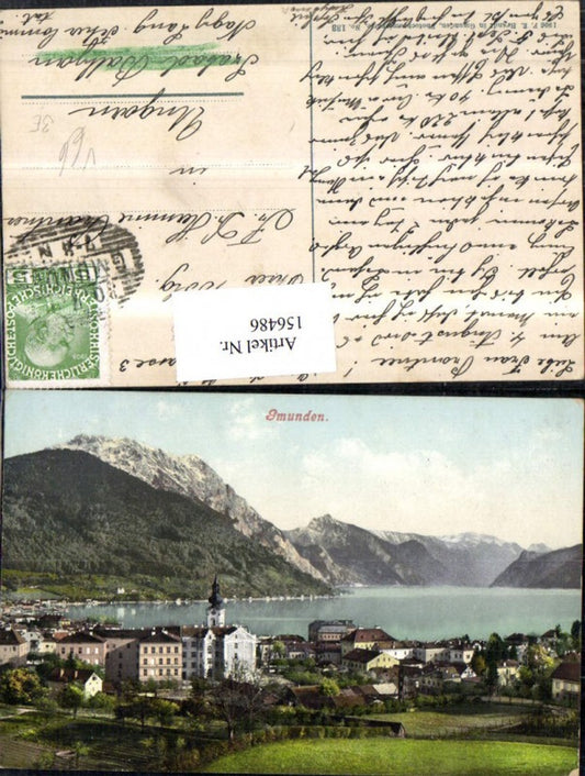 156486,Gmunden Traunsee pub F E Brandt 133